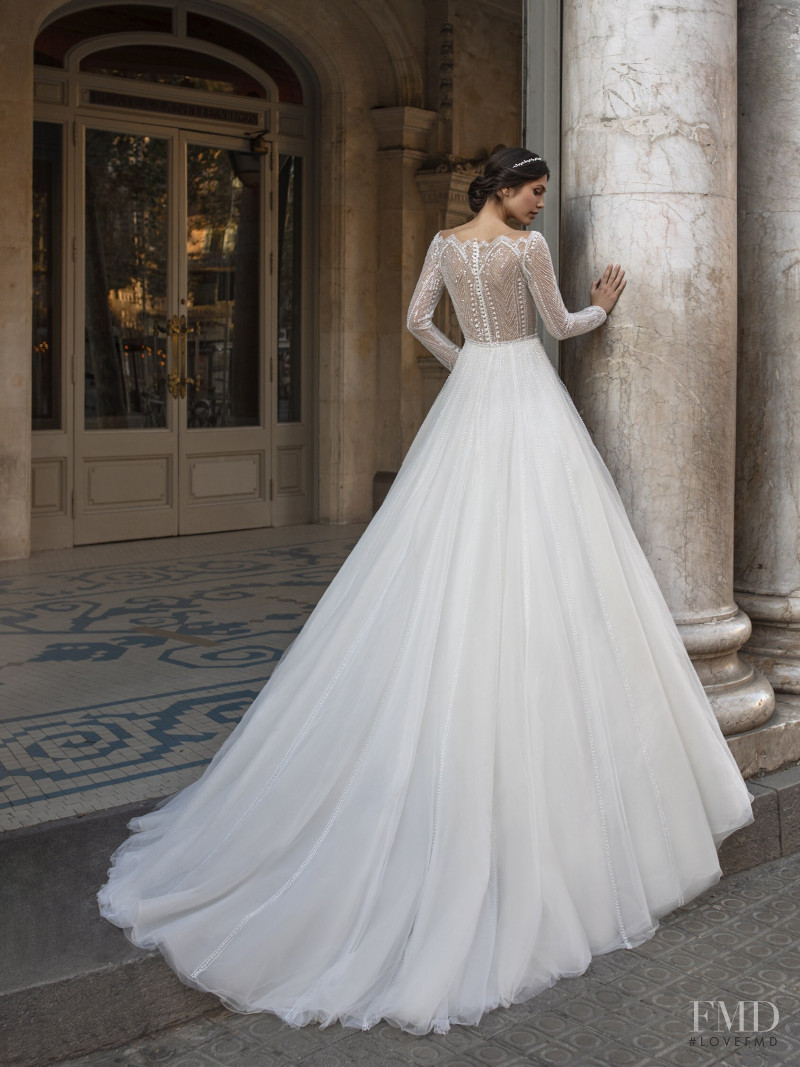 Victoria Bronova featured in  the Pronovias catalogue for Spring/Summer 2020