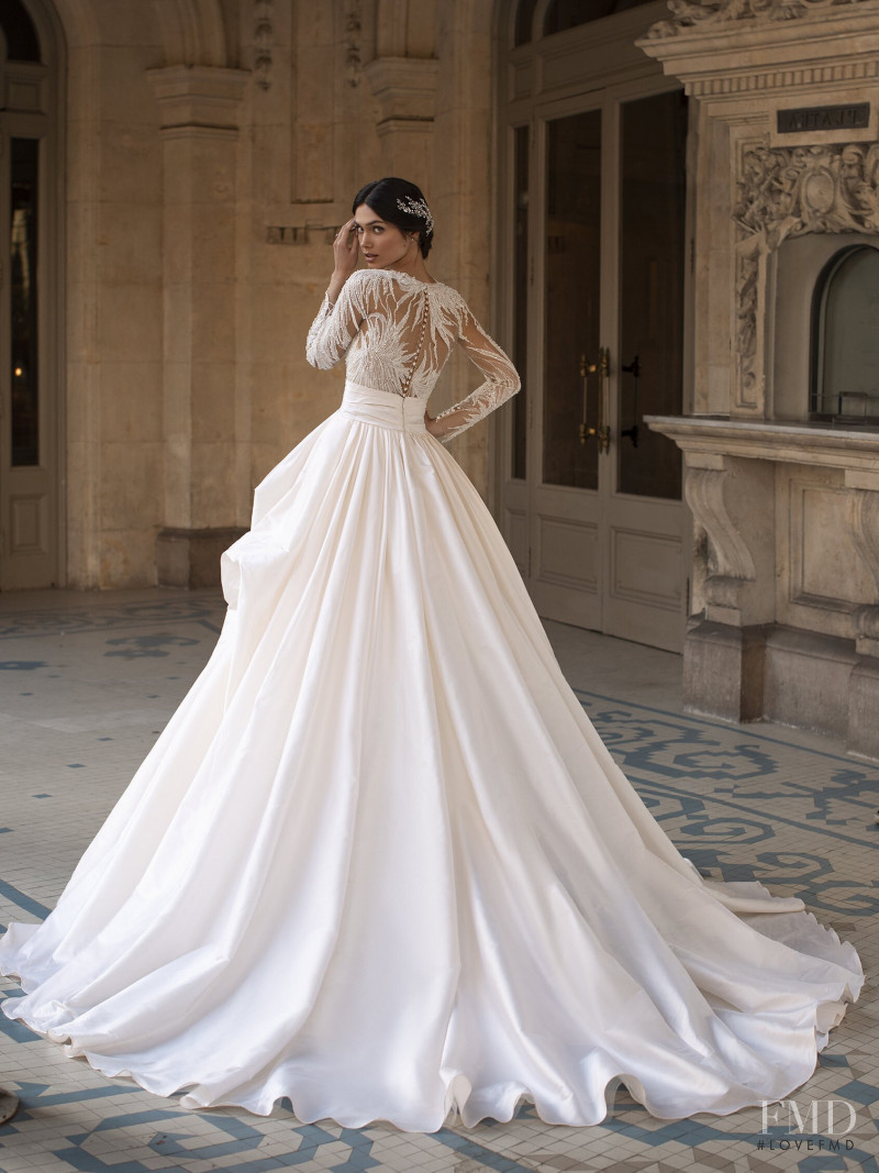 Victoria Bronova featured in  the Pronovias catalogue for Spring/Summer 2020