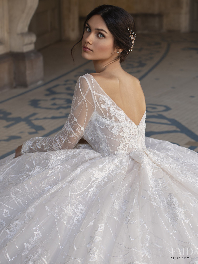 Victoria Bronova featured in  the Pronovias catalogue for Spring/Summer 2020