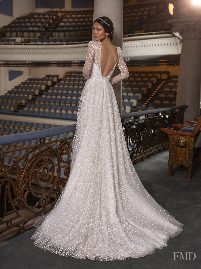 Victoria Bronova featured in  the Pronovias catalogue for Spring/Summer 2020