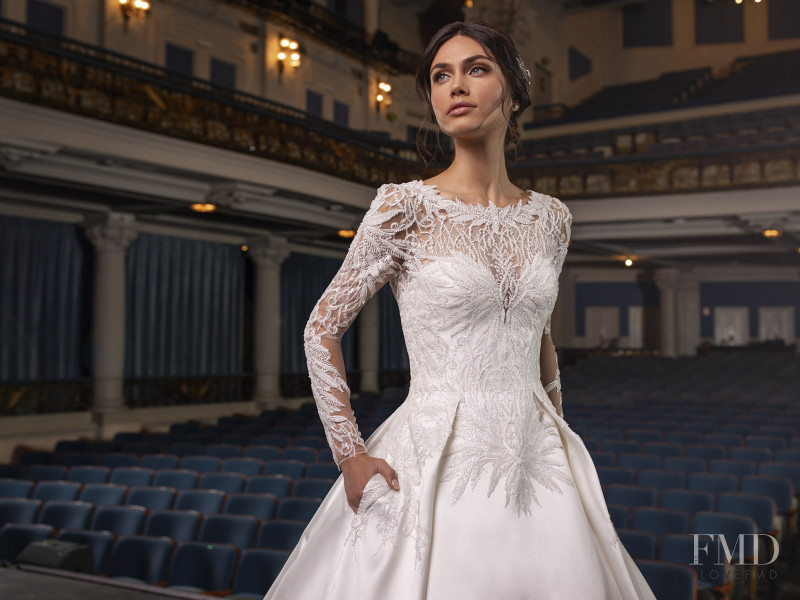 Victoria Bronova featured in  the Pronovias catalogue for Spring/Summer 2020