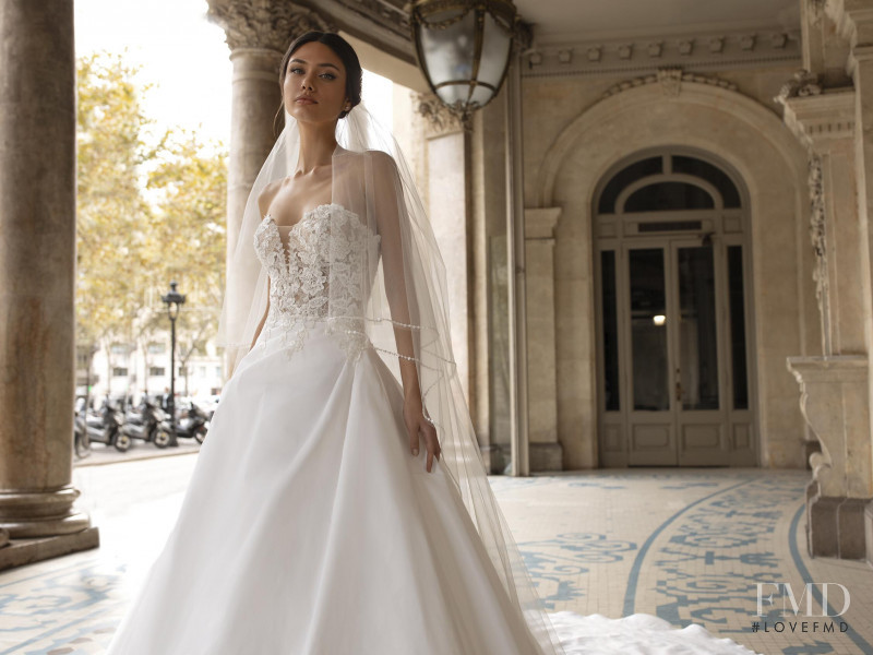 Victoria Bronova featured in  the Pronovias catalogue for Spring/Summer 2020