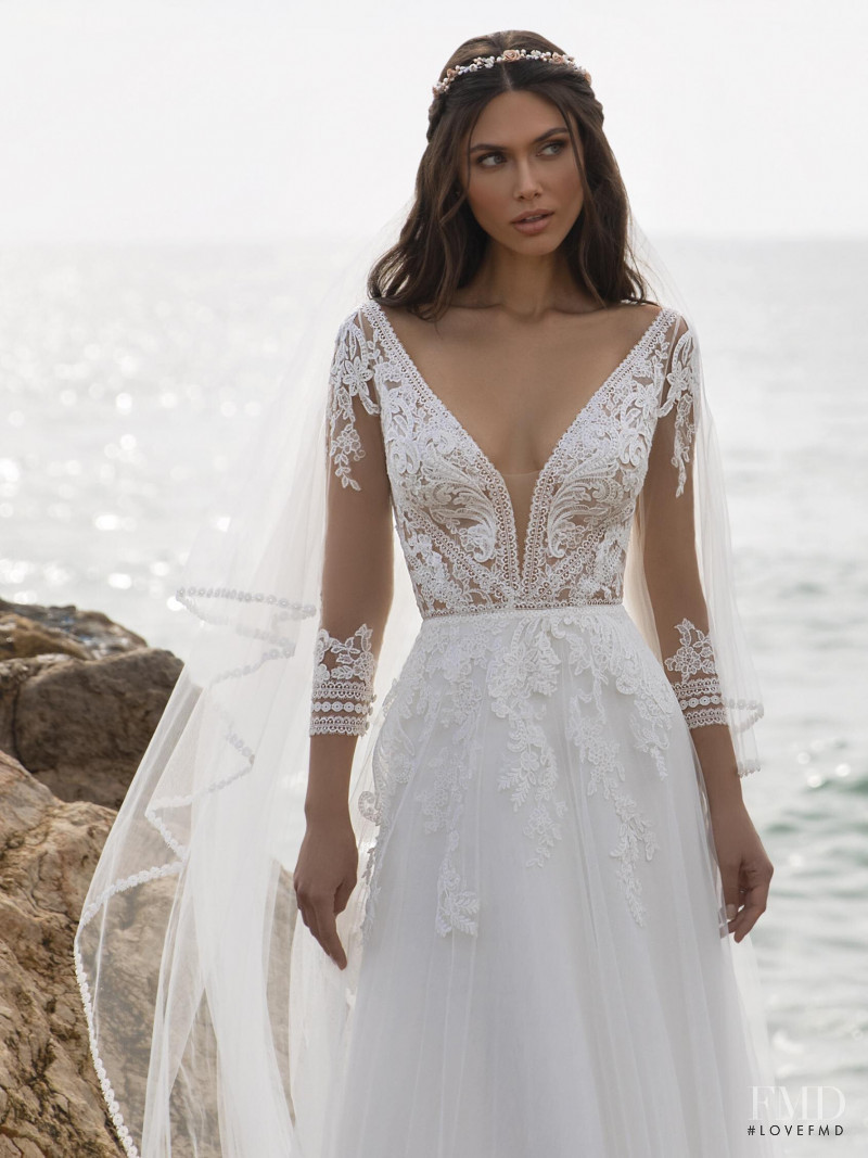 Victoria Bronova featured in  the Pronovias catalogue for Spring/Summer 2020