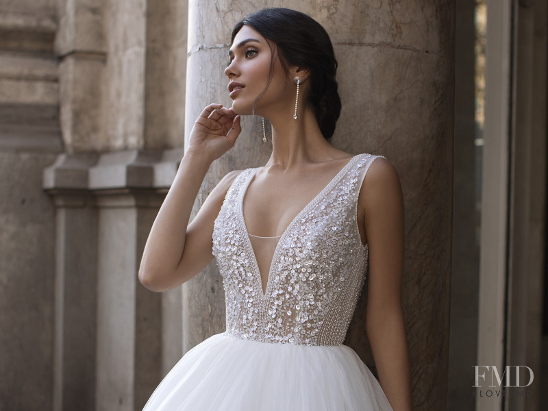 Victoria Bronova featured in  the Pronovias catalogue for Spring/Summer 2020