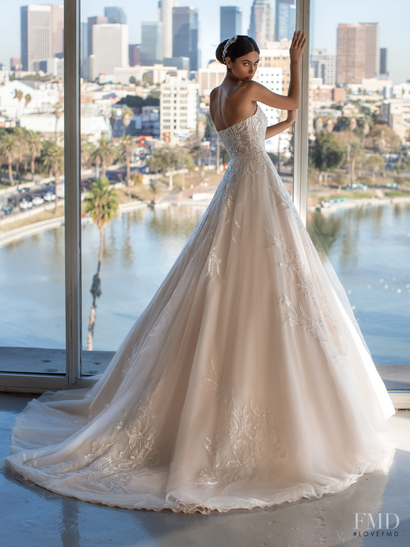 Victoria Bronova featured in  the Pronovias catalogue for Cruise 2021