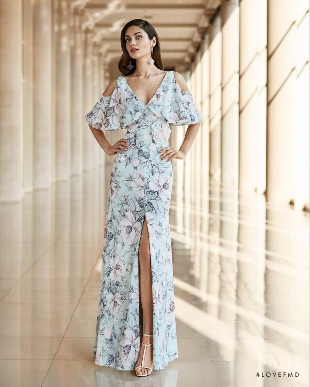 Victoria Bronova featured in  the Rosa Clara lookbook for Spring/Summer 2020