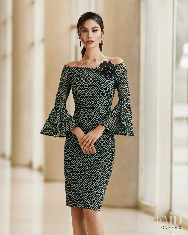 Victoria Bronova featured in  the Rosa Clara lookbook for Spring/Summer 2020