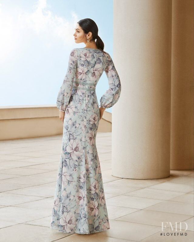 Victoria Bronova featured in  the Rosa Clara lookbook for Spring/Summer 2020