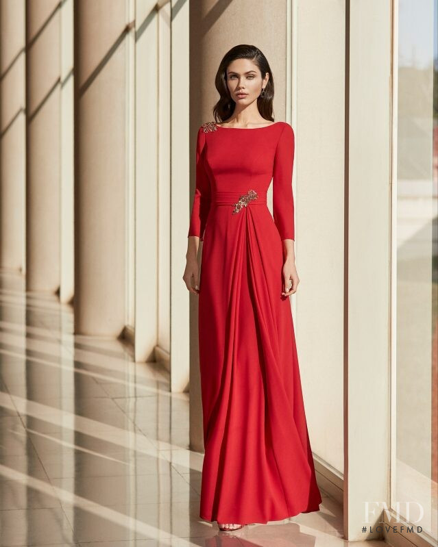 Victoria Bronova featured in  the Rosa Clara lookbook for Spring/Summer 2020