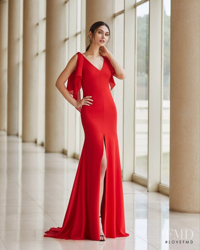 Victoria Bronova featured in  the Rosa Clara lookbook for Spring/Summer 2020