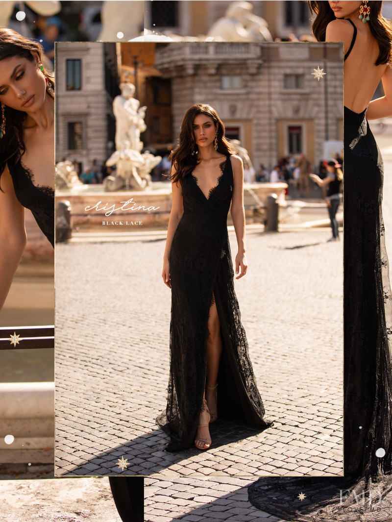 Victoria Bronova featured in  the Alamour The Label Rome Collection lookbook for Spring/Summer 2020