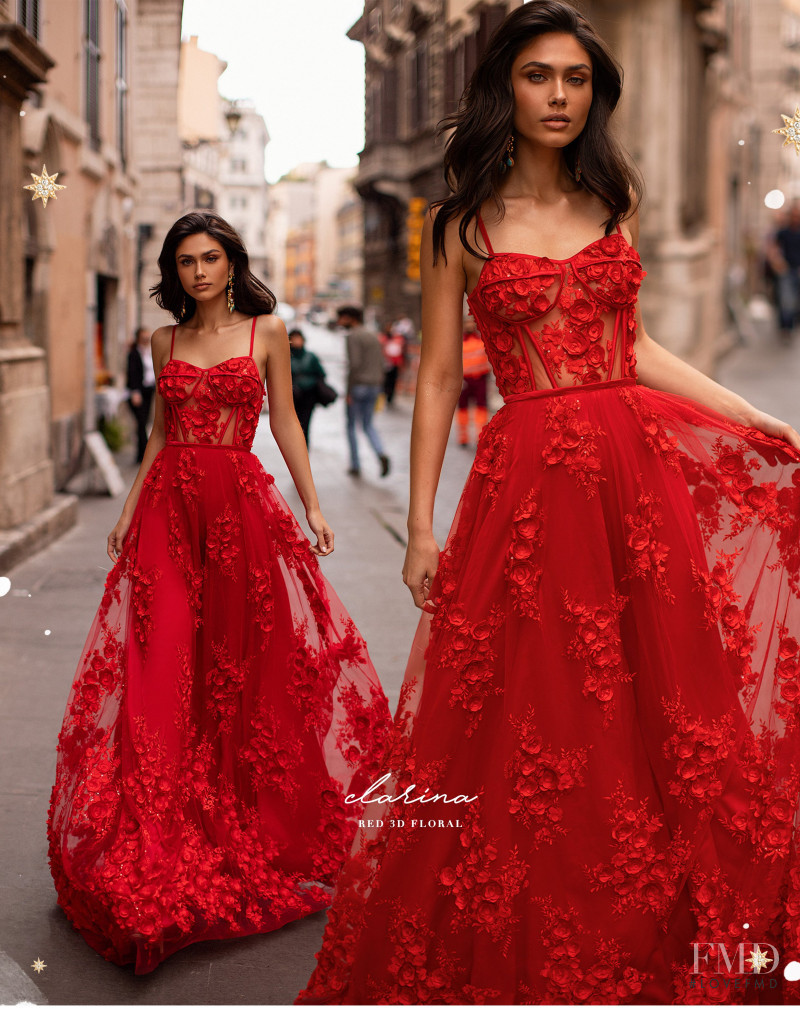 Victoria Bronova featured in  the Alamour The Label Rome Collection lookbook for Spring/Summer 2020