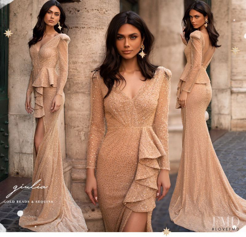 Victoria Bronova featured in  the Alamour The Label Rome Collection lookbook for Spring/Summer 2020