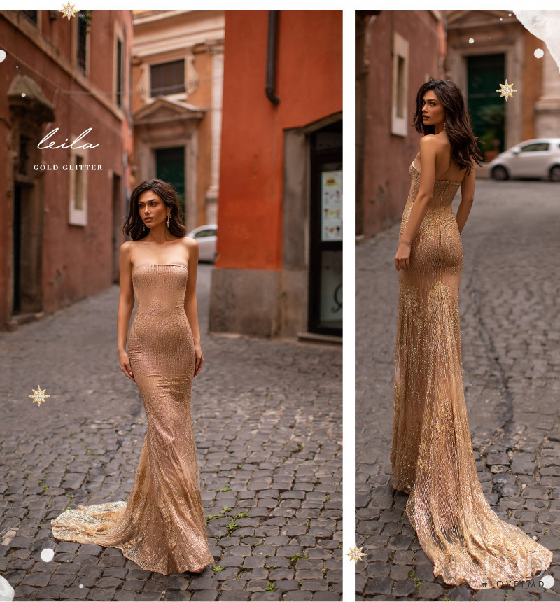 Victoria Bronova featured in  the Alamour The Label Rome Collection lookbook for Spring/Summer 2020