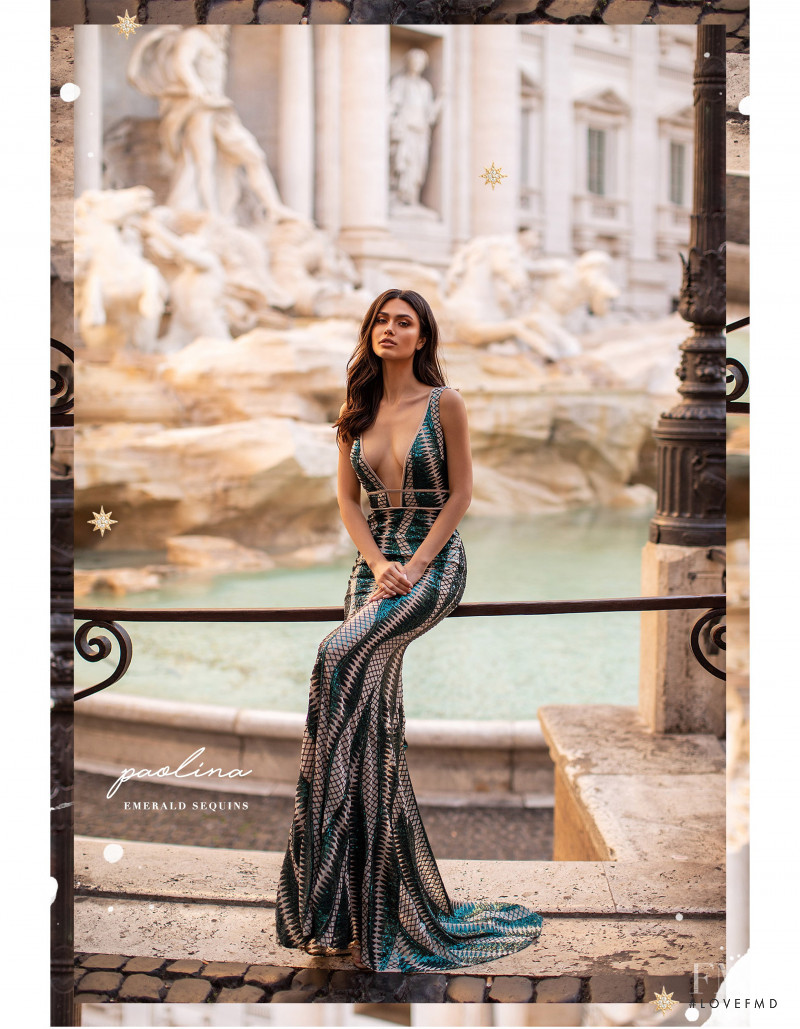 Victoria Bronova featured in  the Alamour The Label Rome Collection lookbook for Spring/Summer 2020