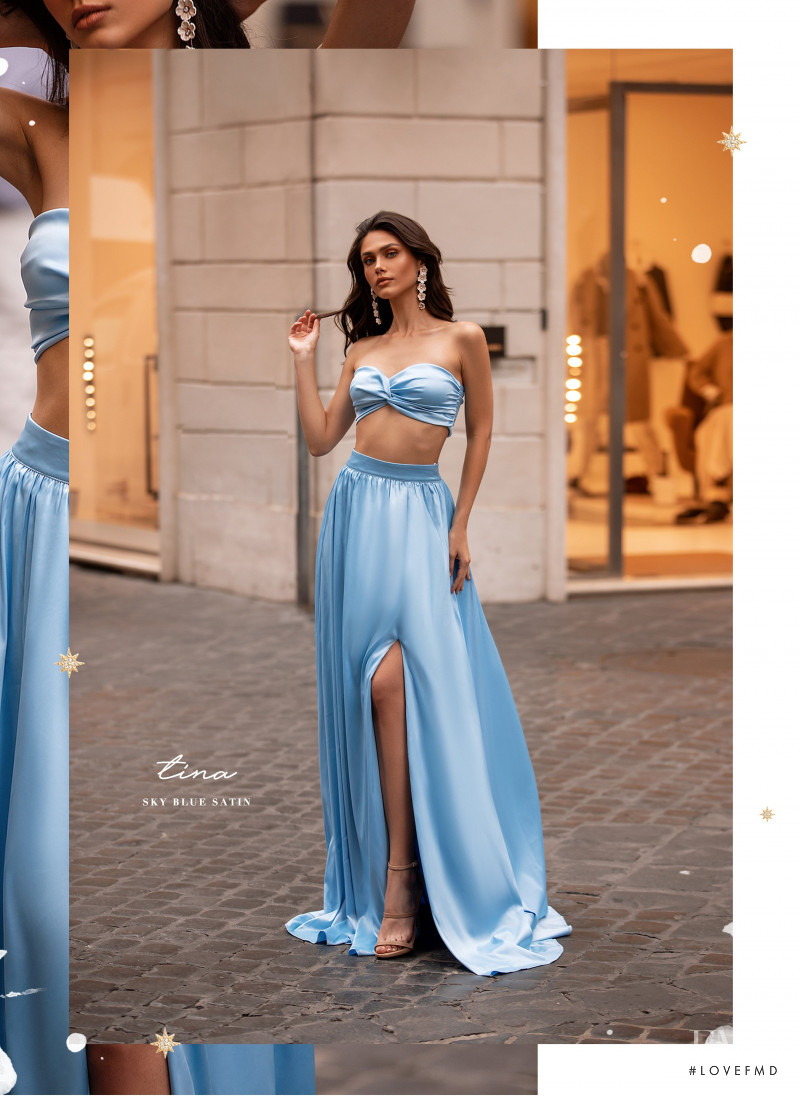 Victoria Bronova featured in  the Alamour The Label Rome Collection lookbook for Spring/Summer 2020