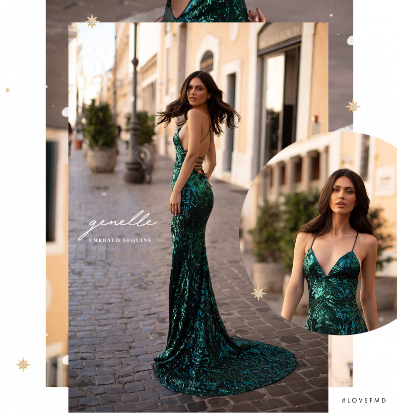 Victoria Bronova featured in  the Alamour The Label Rome Collection lookbook for Spring/Summer 2020