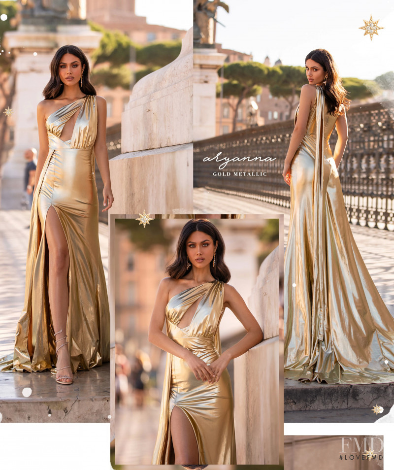 Victoria Bronova featured in  the Alamour The Label Rome Collection lookbook for Spring/Summer 2020