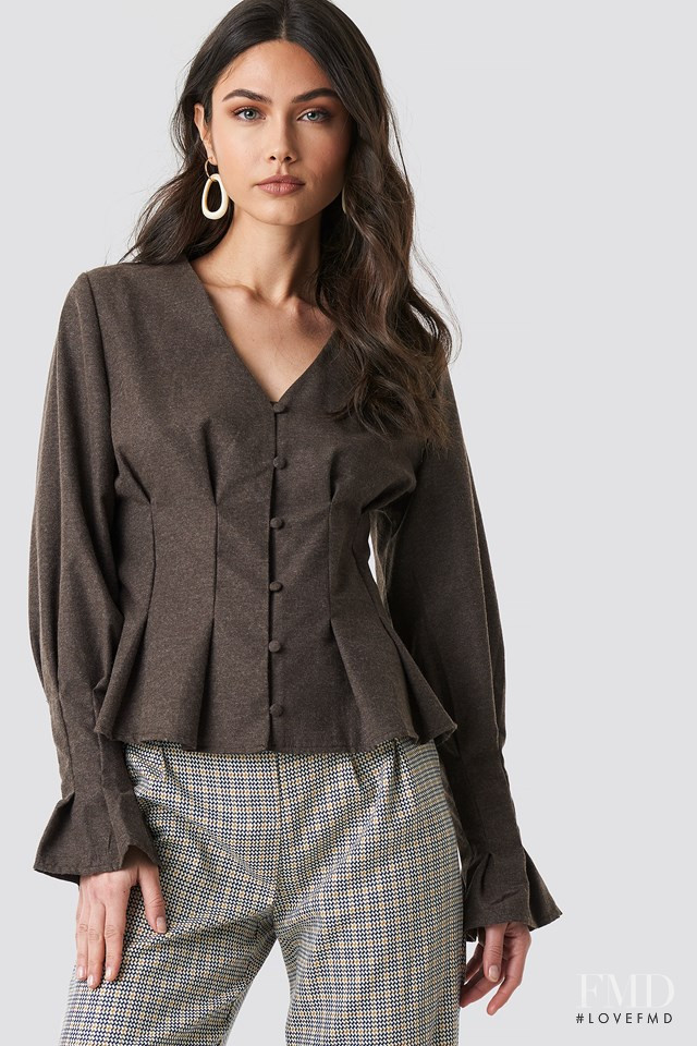 Victoria Bronova featured in  the NA-KD (RETAILER) catalogue for Spring/Summer 2019