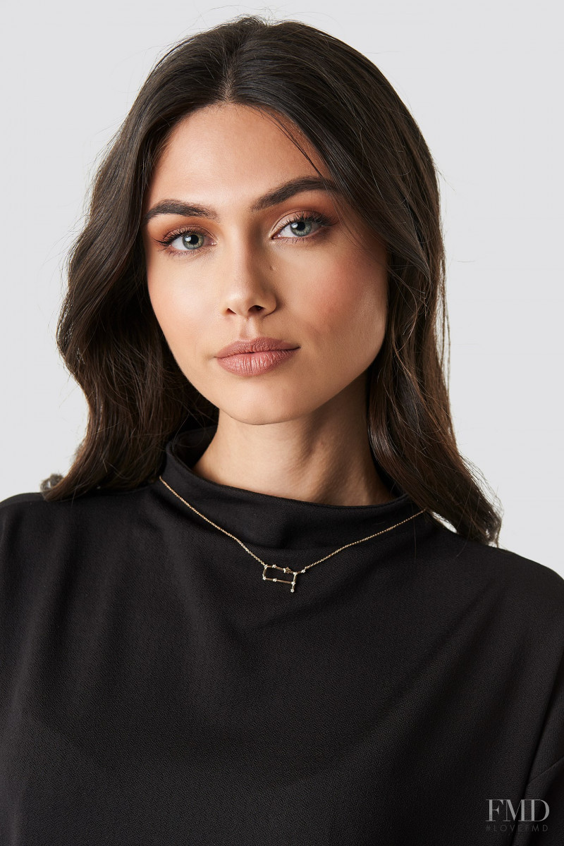 Victoria Bronova featured in  the NA-KD (RETAILER) catalogue for Spring/Summer 2019