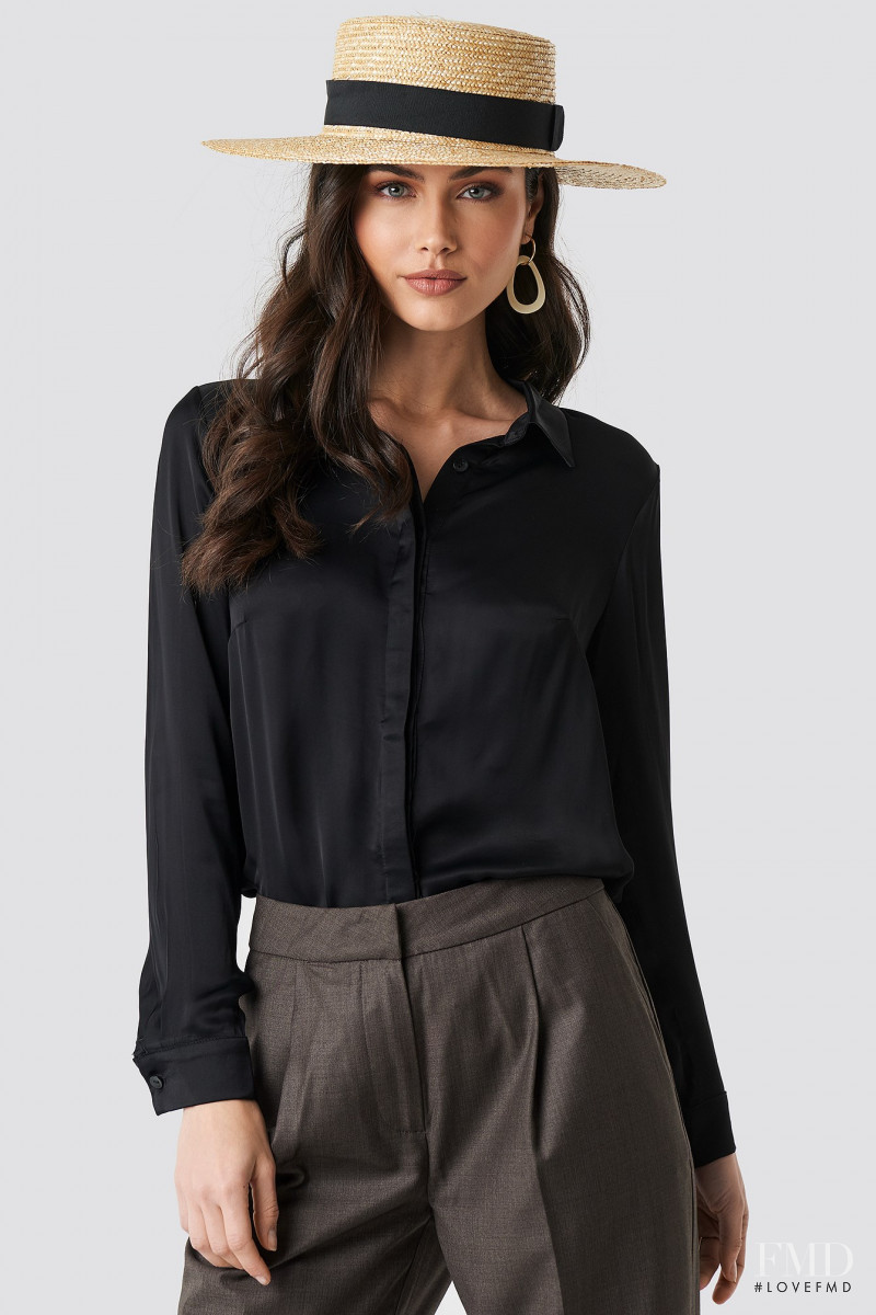 Victoria Bronova featured in  the NA-KD (RETAILER) catalogue for Spring/Summer 2019