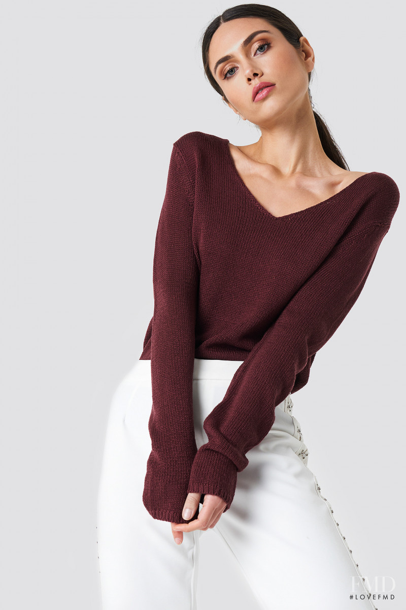 Victoria Bronova featured in  the NA-KD (RETAILER) catalogue for Autumn/Winter 2018