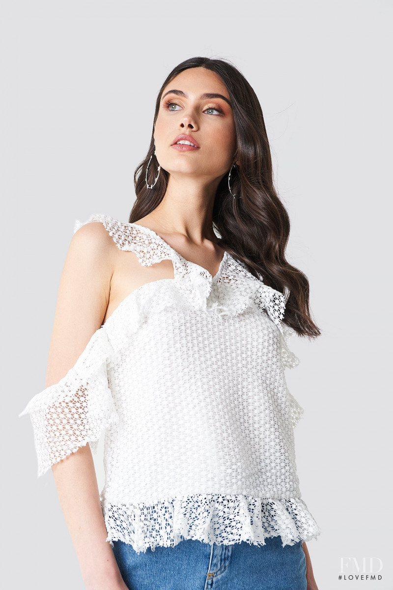 Victoria Bronova featured in  the NA-KD (RETAILER) catalogue for Autumn/Winter 2018