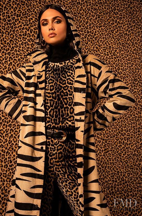 Victoria Bronova featured in  the NA-KD (RETAILER) Animal Prints advertisement for Autumn/Winter 2018