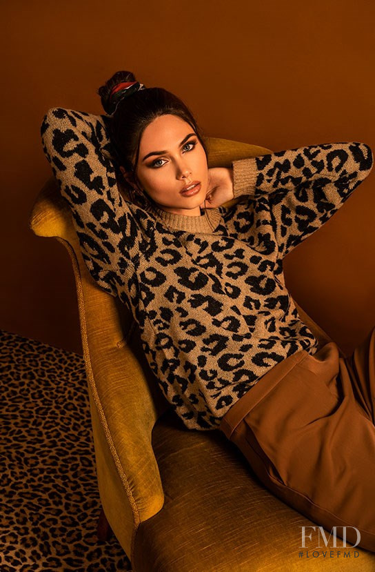Victoria Bronova featured in  the NA-KD (RETAILER) Animal Prints advertisement for Autumn/Winter 2018