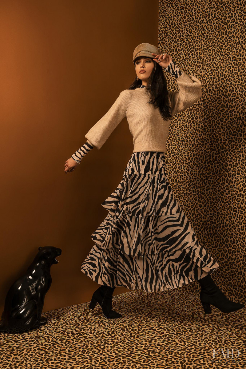 Victoria Bronova featured in  the NA-KD (RETAILER) Animal Prints advertisement for Autumn/Winter 2018