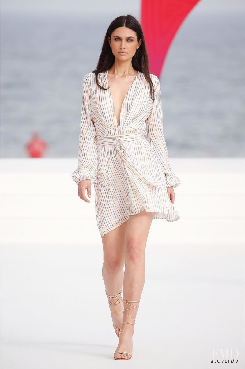 Victoria Bronova featured in  the Andres Sarda fashion show for Resort 2019