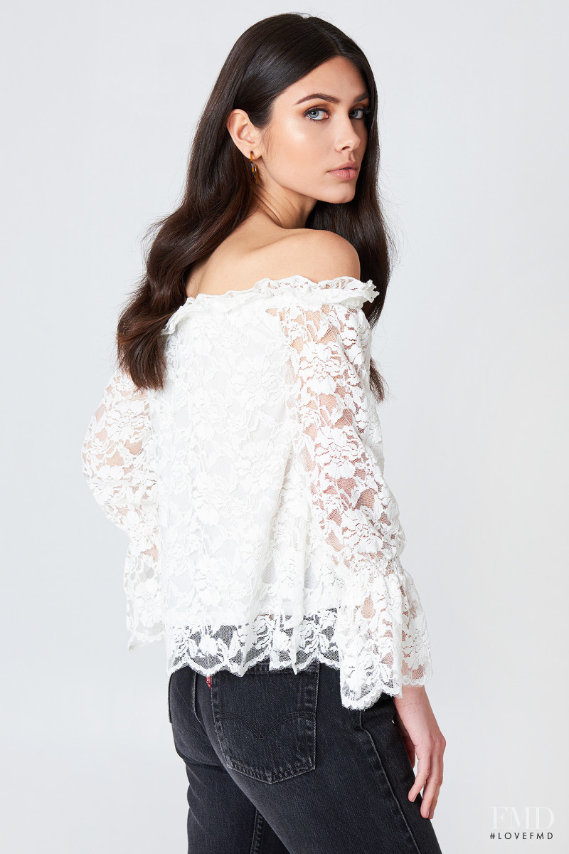 Victoria Bronova featured in  the NA-KD (RETAILER) catalogue for Spring/Summer 2018
