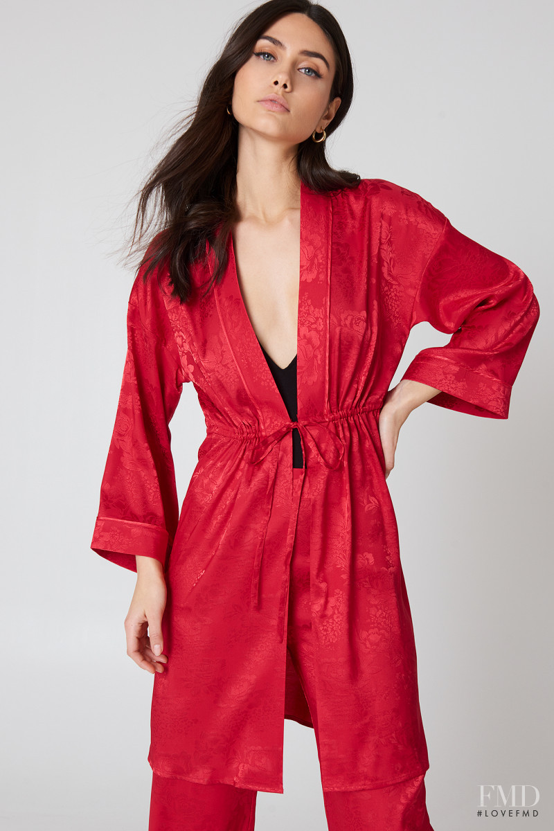 Victoria Bronova featured in  the NA-KD (RETAILER) catalogue for Spring/Summer 2018