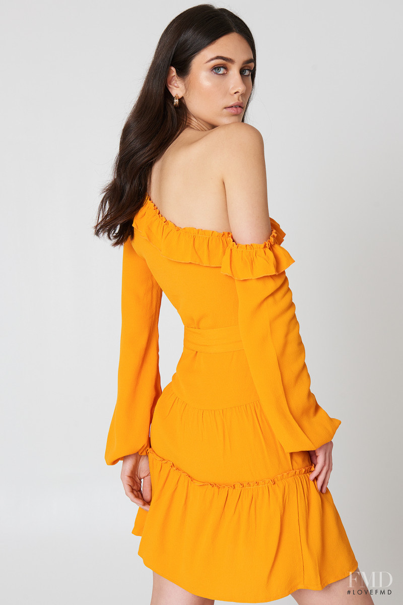 Victoria Bronova featured in  the NA-KD (RETAILER) catalogue for Spring/Summer 2018