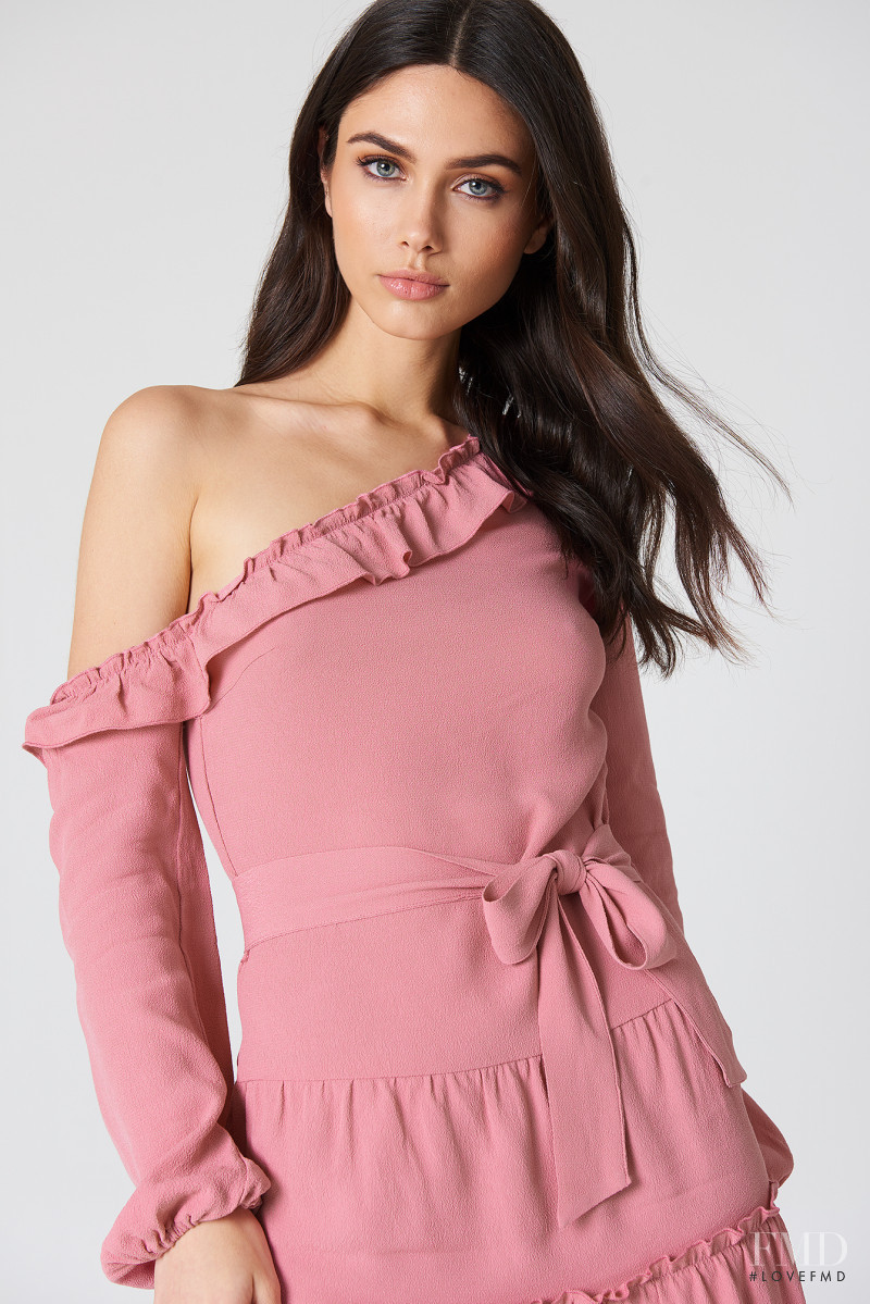 Victoria Bronova featured in  the NA-KD (RETAILER) catalogue for Spring/Summer 2018