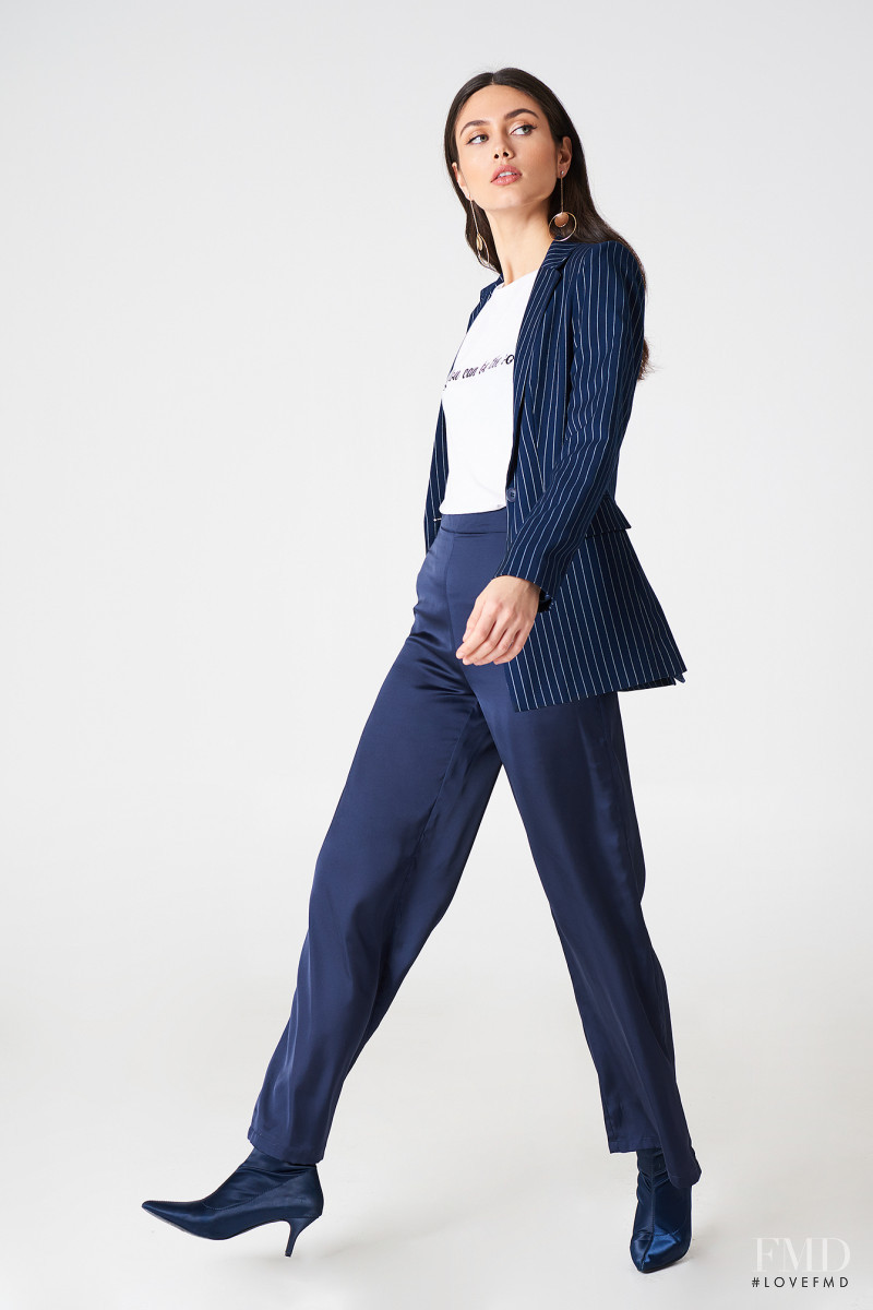 Victoria Bronova featured in  the NA-KD (RETAILER) catalogue for Spring/Summer 2018