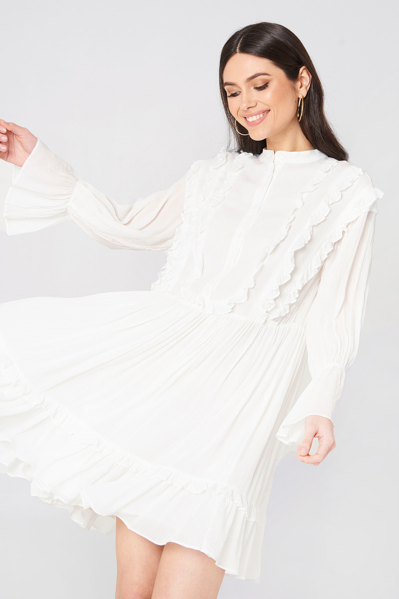 Victoria Bronova featured in  the NA-KD (RETAILER) catalogue for Spring/Summer 2018