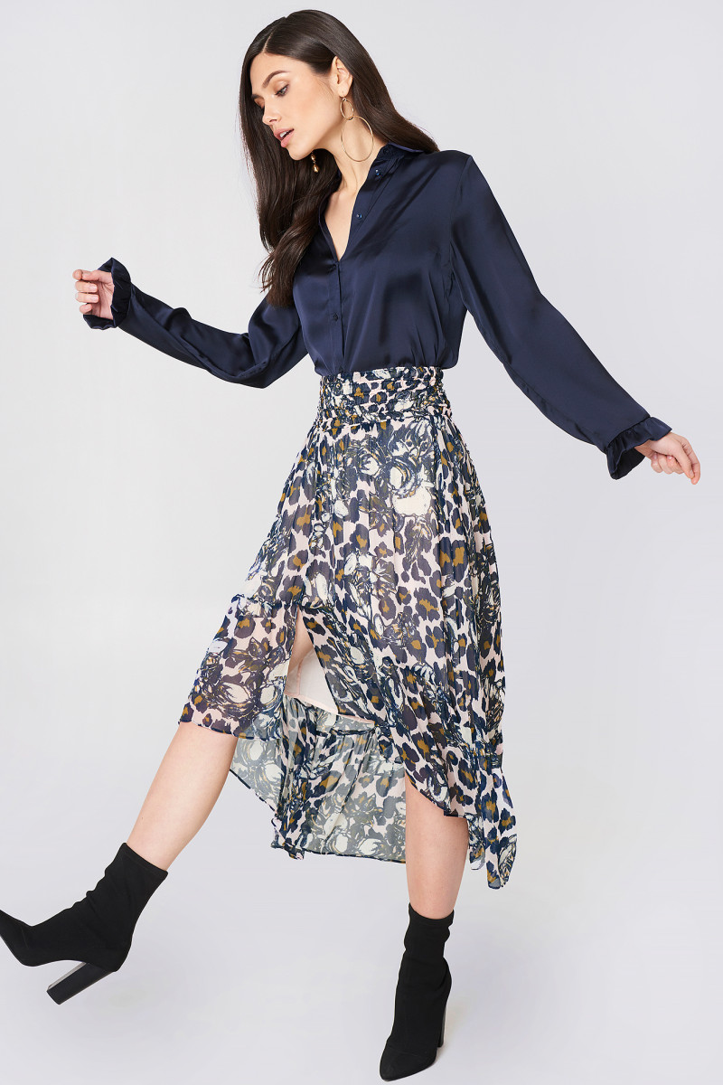 Victoria Bronova featured in  the NA-KD (RETAILER) catalogue for Spring/Summer 2018