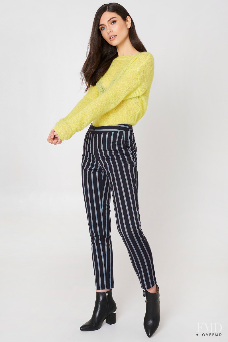 Victoria Bronova featured in  the NA-KD (RETAILER) catalogue for Spring/Summer 2018