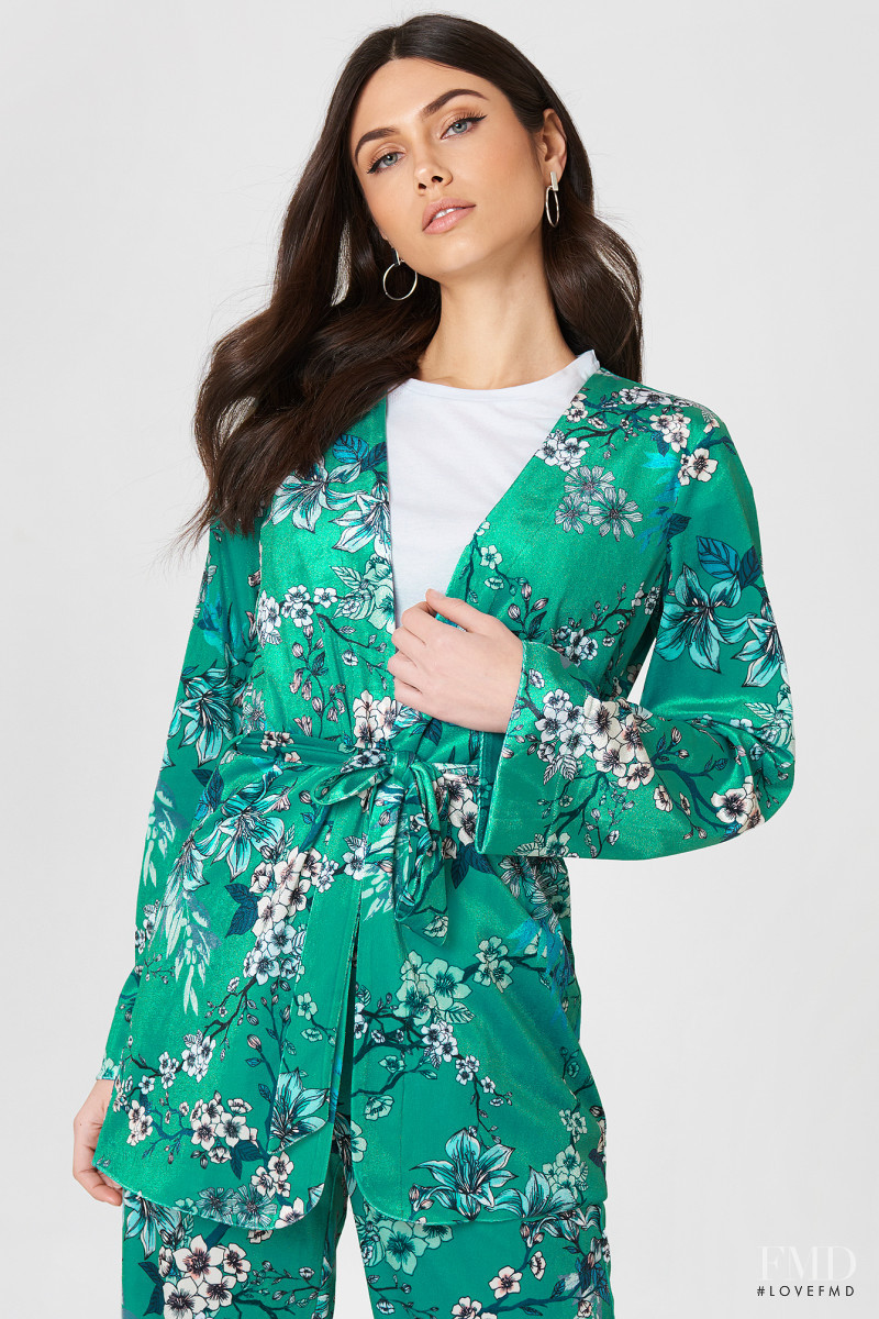 Victoria Bronova featured in  the NA-KD (RETAILER) catalogue for Spring/Summer 2018