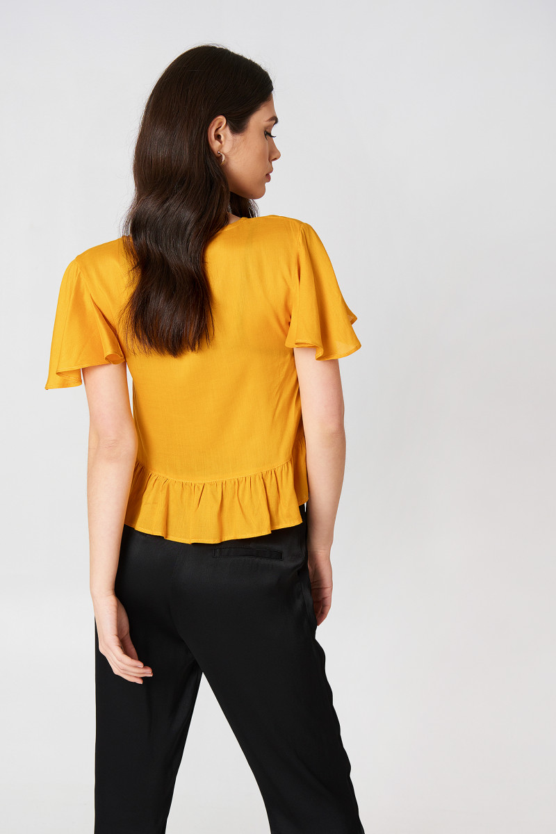 Victoria Bronova featured in  the NA-KD (RETAILER) catalogue for Spring/Summer 2018