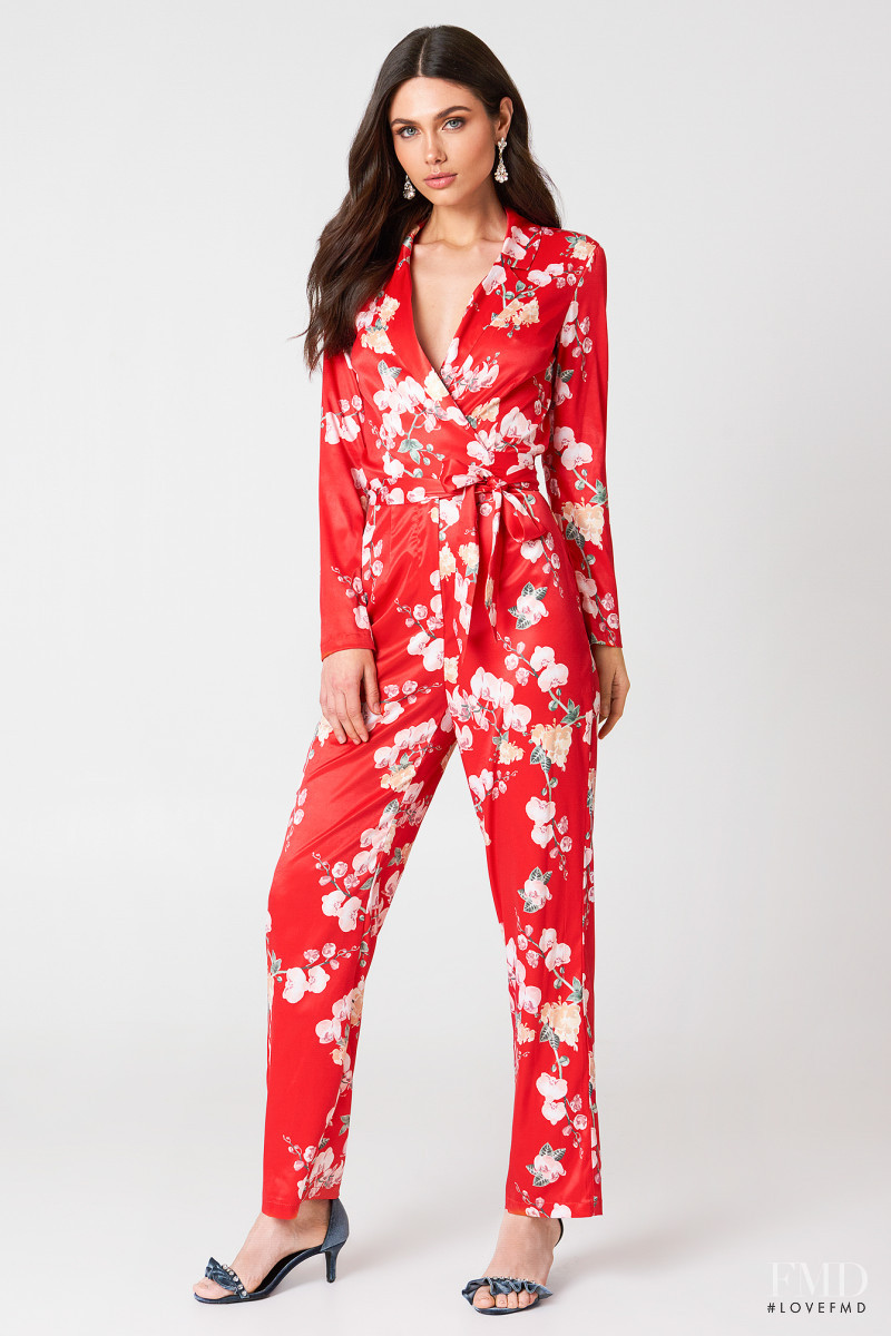 Victoria Bronova featured in  the NA-KD (RETAILER) catalogue for Spring/Summer 2018