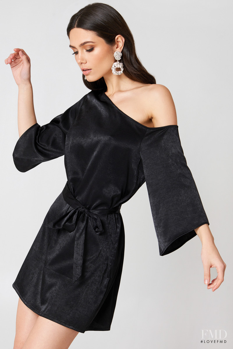 Victoria Bronova featured in  the NA-KD (RETAILER) catalogue for Spring/Summer 2018