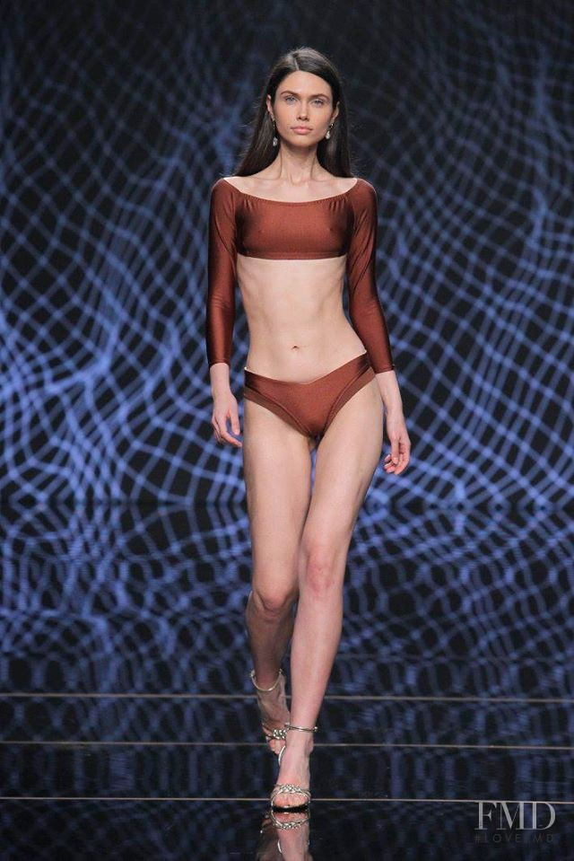 Victoria Bronova featured in  the Sirella Swim fashion show for Spring/Summer 2019