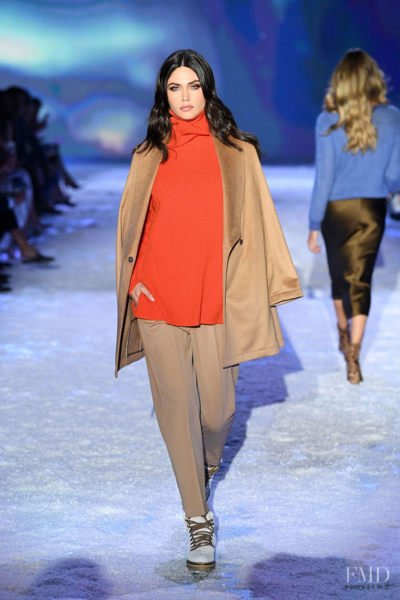 Victoria Bronova featured in  the falconeri fashion show for Autumn/Winter 2019