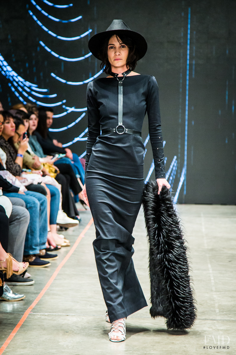 Paulina Rojo featured in  the Ivan Avalos fashion show for Autumn/Winter 2016