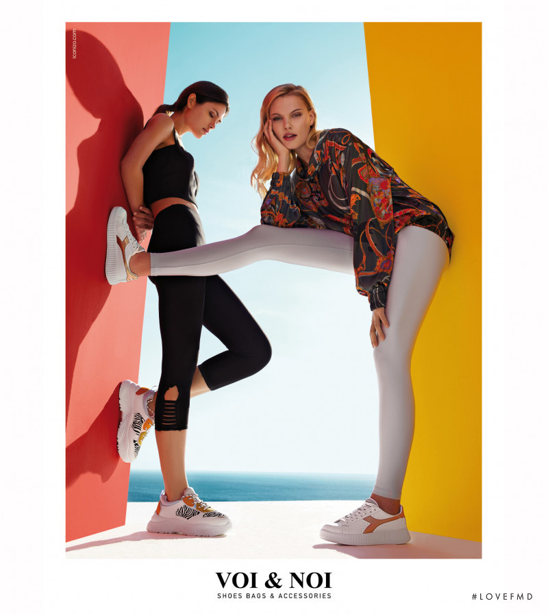 Victoria Bronova featured in  the Voi & Noi advertisement for Spring/Summer 2019