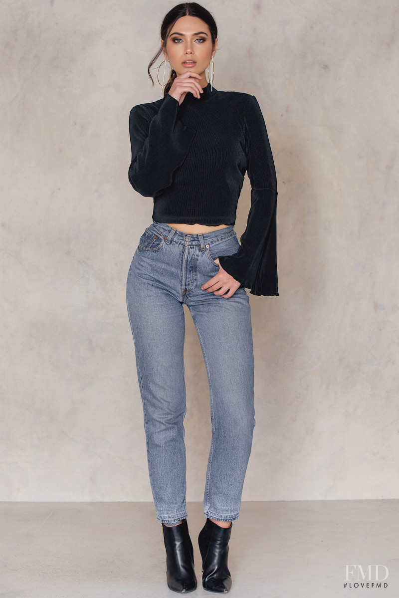 Victoria Bronova featured in  the NA-KD (RETAILER) catalogue for Autumn/Winter 2016