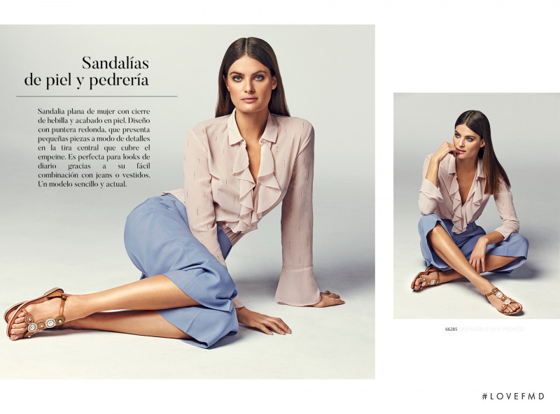 Isabeli Fontana featured in  the Carmela Shoes advertisement for Spring/Summer 2018