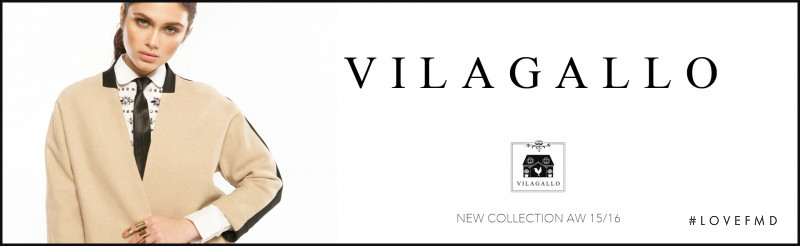 Victoria Bronova featured in  the Vilagallo lookbook for Autumn/Winter 2015